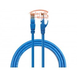 Cablu UTP cu mufe 20m albastru